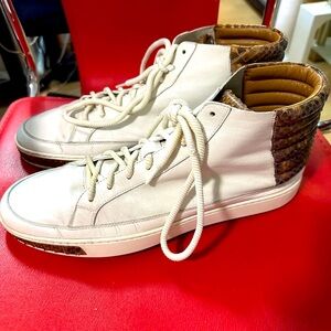 Gucci Men’s White Brown python snake skin (Limited Edition)